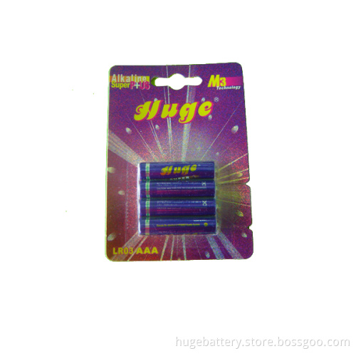 Carbon Zinc Dry Battery (AAA R03 UM-4) Huge Brand